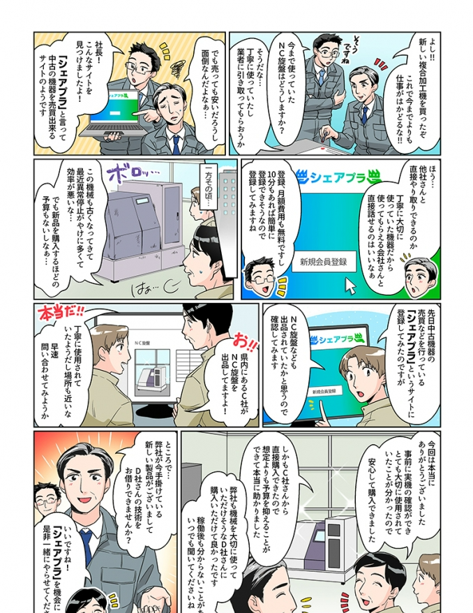 マンガ製作所の漫画広告事例3